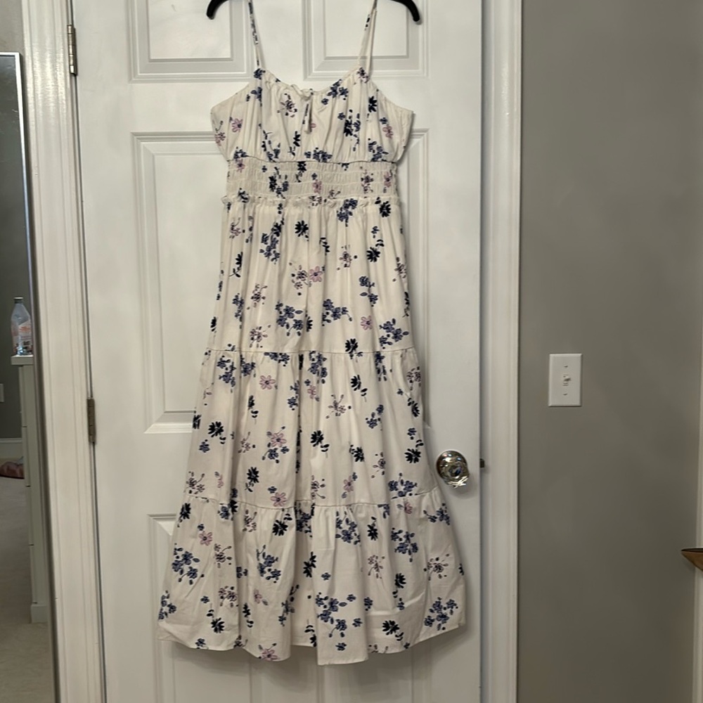 Wayf white maxi dress